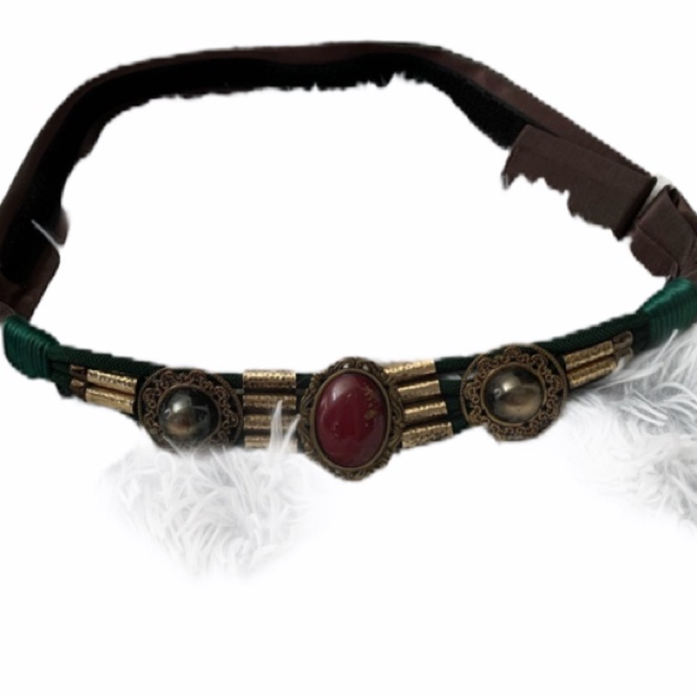Vintage Stone Velcro Belt by Carolyn Tammer